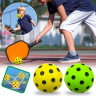 Quiet Pickleballs for Indoor and Outdoor Pickleball Practice
