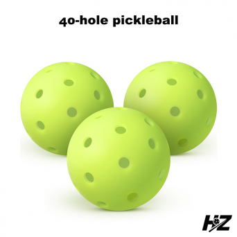 40-Hole Rotational Molded Competition-Grade Pickleball Neon Green