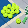 40-Hole Rotational Molded Competition-Grade Pickleball Neon Green