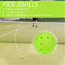 40-Hole Rotational Molded Competition-Grade Pickleball Neon Green
