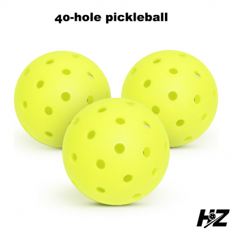 40-Hole Rotational Molded Competition-Grade Pickleball Neon Yellow