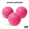 40-Hole Rotational Molded Competition-Grade Pickleball Pink