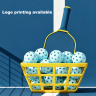 Turquoise 40-Hole Pickleball Rotational Molded USAPA Competition-Grade 