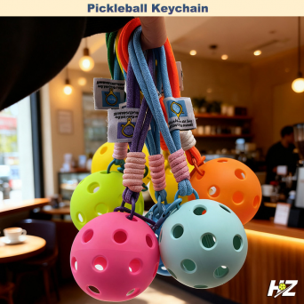 Pickleball Keychain and Lanyards