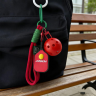 Mini Pickleball and Paddle Keychain Bag Charm Gift