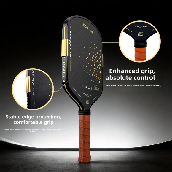 Cross-border Exclusive Pickleball Paddle Carbon Fiber 16mm EPP Foam Core 225-235g USA Approved In-stock Wholesale