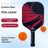Professional Graphite Carbon Fiber Pickleball Rackets OEM ODM Wholesale Hot Press Integrated Molding Custom Logo Design