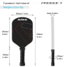 Cross-border 16mm Carbon-Fiber Pickleball Paddle with T700 EPP Black Foam Core Thermoformed Design