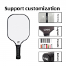 Cross-border Best-selling USA Approved Fiberglass Honeycomb Pickleball Paddle 1.3cm Thick 225g Stylish Outdoor Casual Sports Set