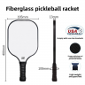 Cross-border Best-selling USA Approved Fiberglass Honeycomb Pickleball Paddle 1.3cm Thick 225g Stylish Outdoor Casual Sports Set