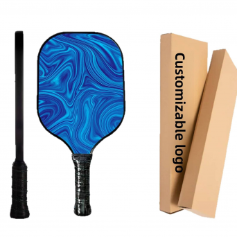 Wholesale T300 Glass-Carbon Fiber Pickleball Rackets with Portable Design 10 Sets/Box Customizable Packaging