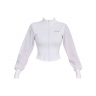 Women Custom Outdoor Sun Protective Breathable Stand Collar Long Sleeve Pickleball Jackets Retro Slim Fit Quick Dry
