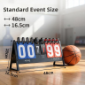 waterproof 22G PVC scoreboard flip cards outdoor track and field