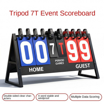 Portable Flip Scoreboard &ndash; Manual Multi-Sport Score Display for Basketball, Volleyball & Events