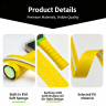 Pickleball grip tape details with PU surface EVA sponge core and hollow air hole design