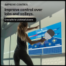 Pickleball training wall pad improving control over lobs and volleys with dink target zones