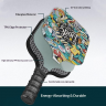 Fiberglass face TPU edge guard and high density PP honeycomb core pickleball paddle construction