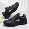 Dual-layer midsole of unisex pickleball shoes with 80 percent energy return supercritical foam and EVA support