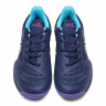 Unisex pickleball tennis court shoes with navy jacquard engineered upper and breathable structured support