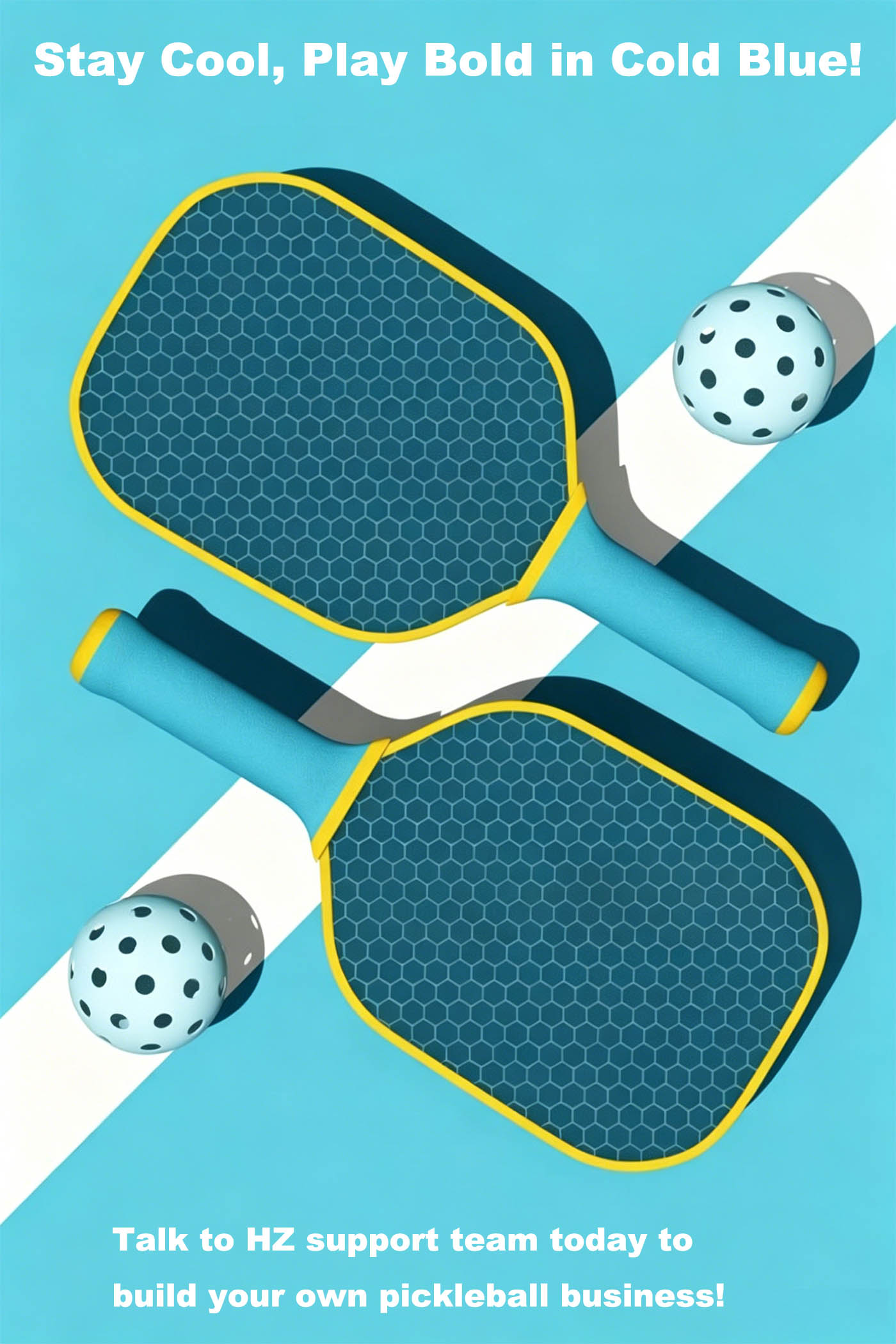 Turquoise 40-Hole Pickleball Rotational Molded USAPA Competition-Grade