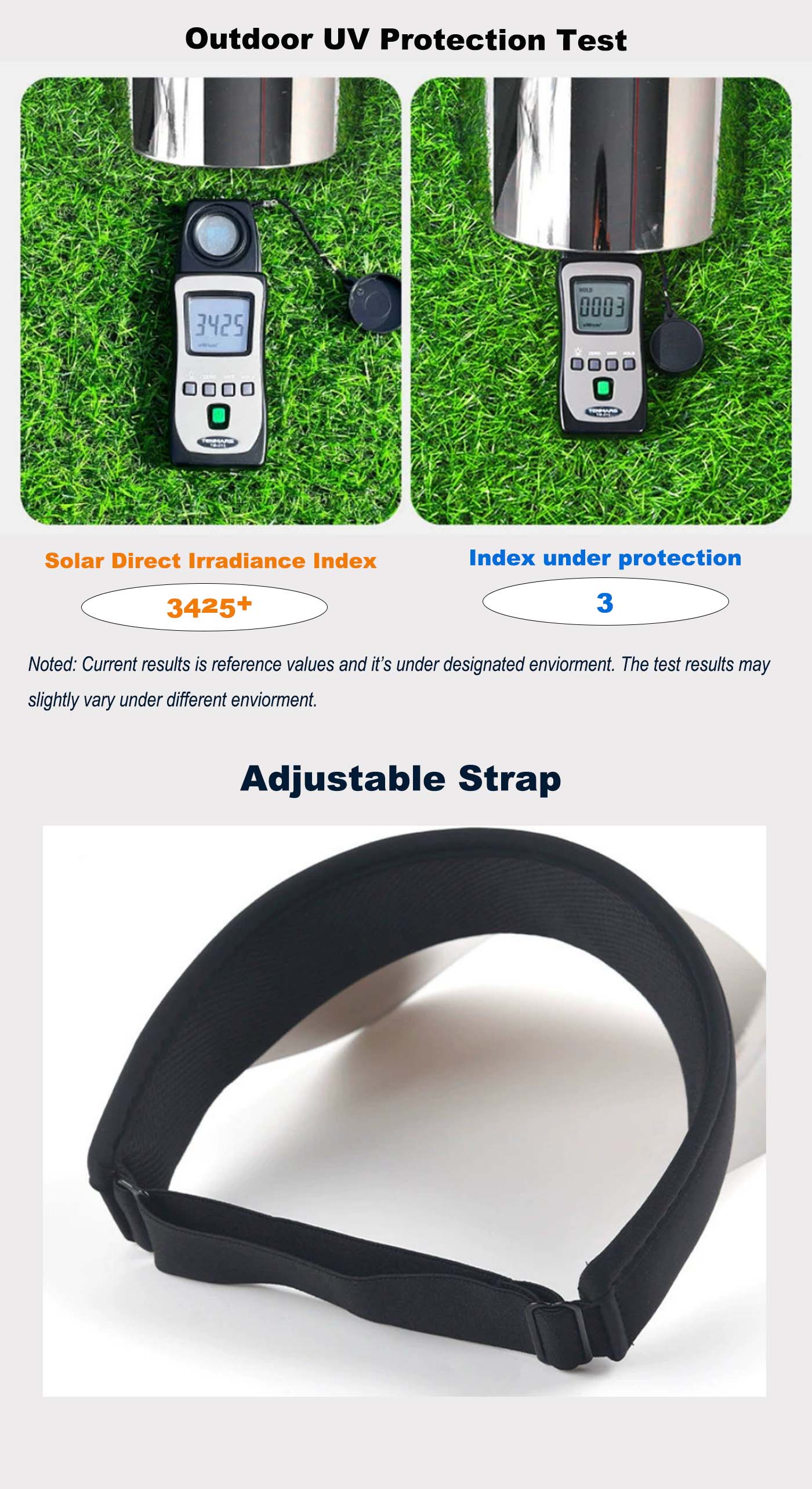 Transparent Brim Visor with adjustable Drawstring for pickleball outdoor sports - UPF50  UV Protection