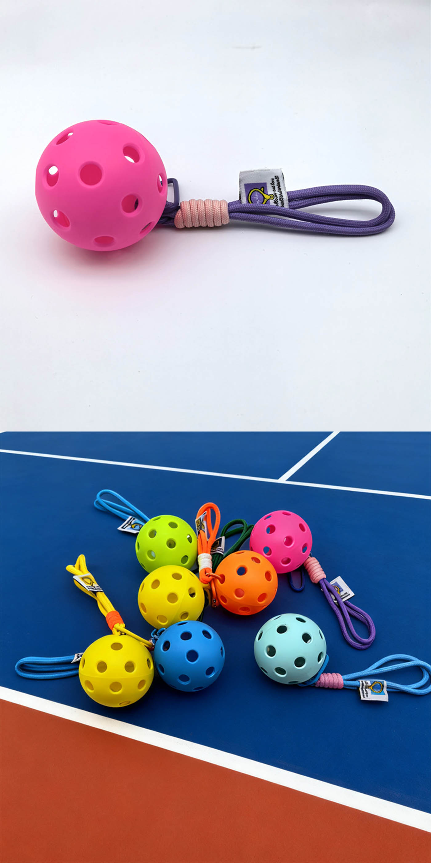 Pickleball Keychain and Lanyards