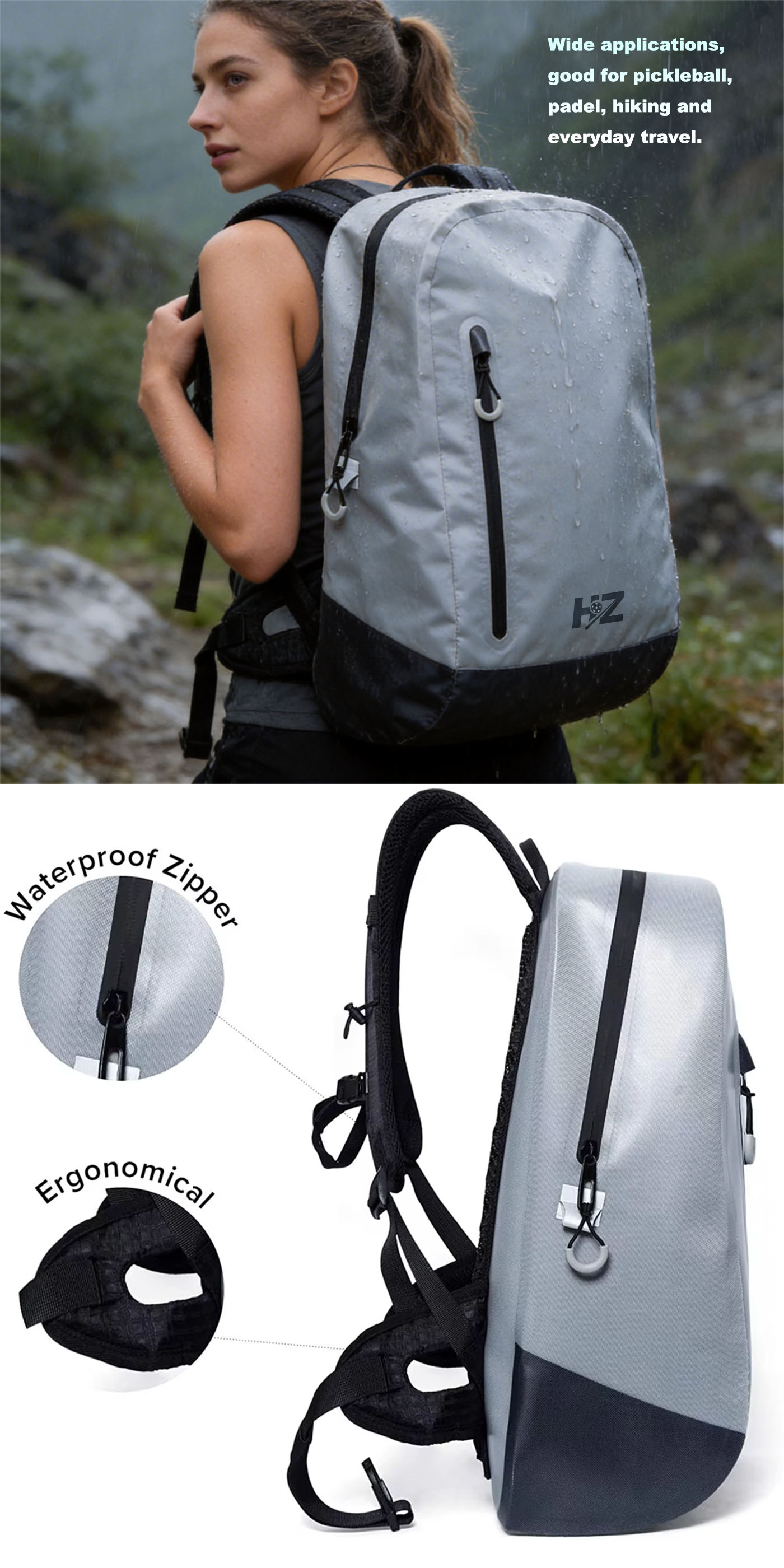 Pickleball backpack for paddles and gear