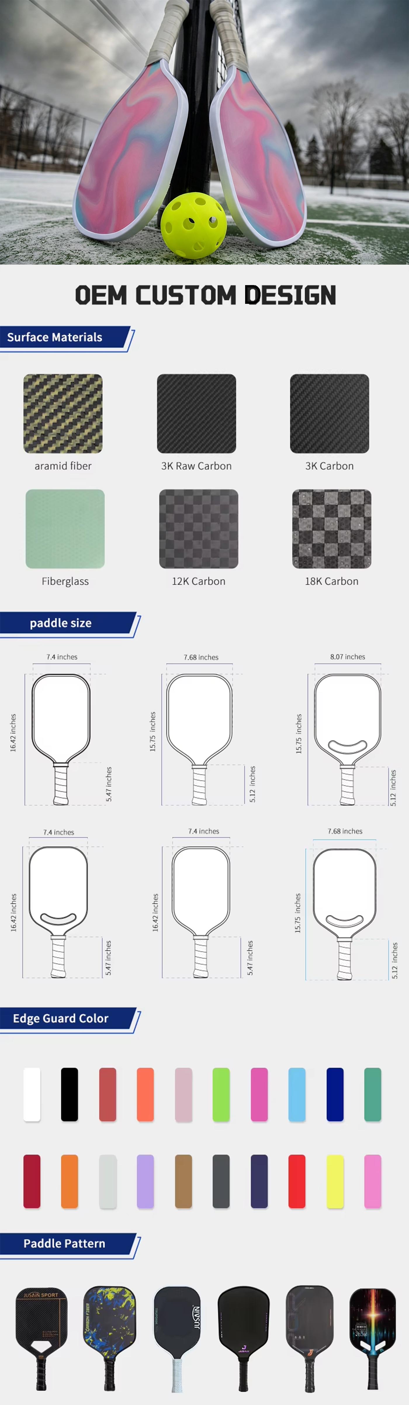 HZ Fiberglass pickleball paddle