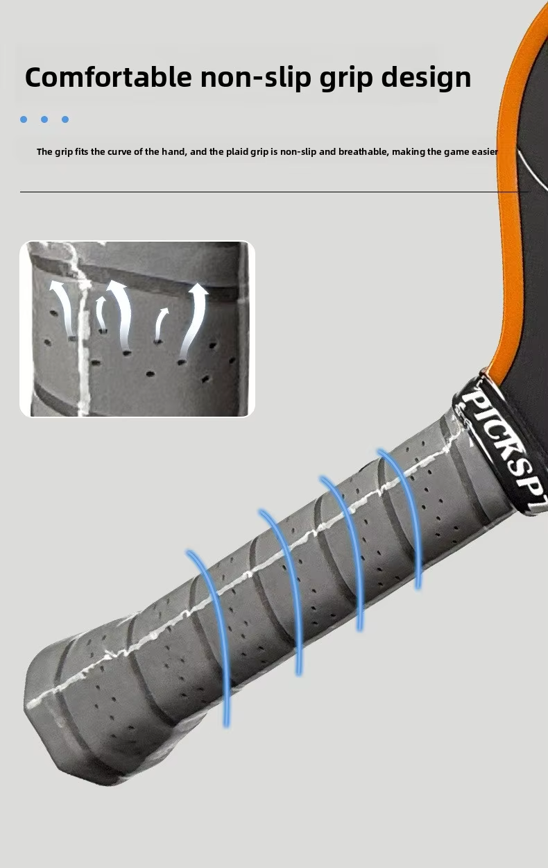 USA-certified generation Foam-core Pickleball Paddle T700 Carbon-fiber RC-007 Model Customizable Size for International