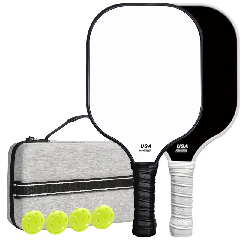 Cross-border Best-selling USA Approved Fiberglass Honeycomb Pickleball Paddle 1.3cm Thick 225g Stylish Outdoor Casual Sports Set