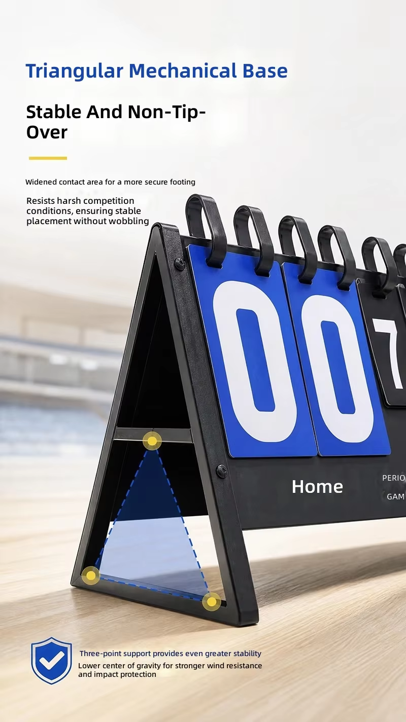 Portable Flip Scoreboard – Manual Multi-Sport Score Display for Basketball, Volleyball