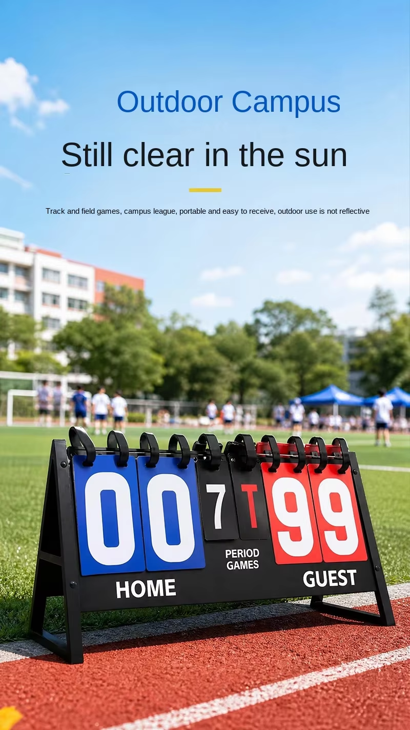 Portable Flip Scoreboard – Manual Multi-Sport Score Display for Basketball, Volleyball