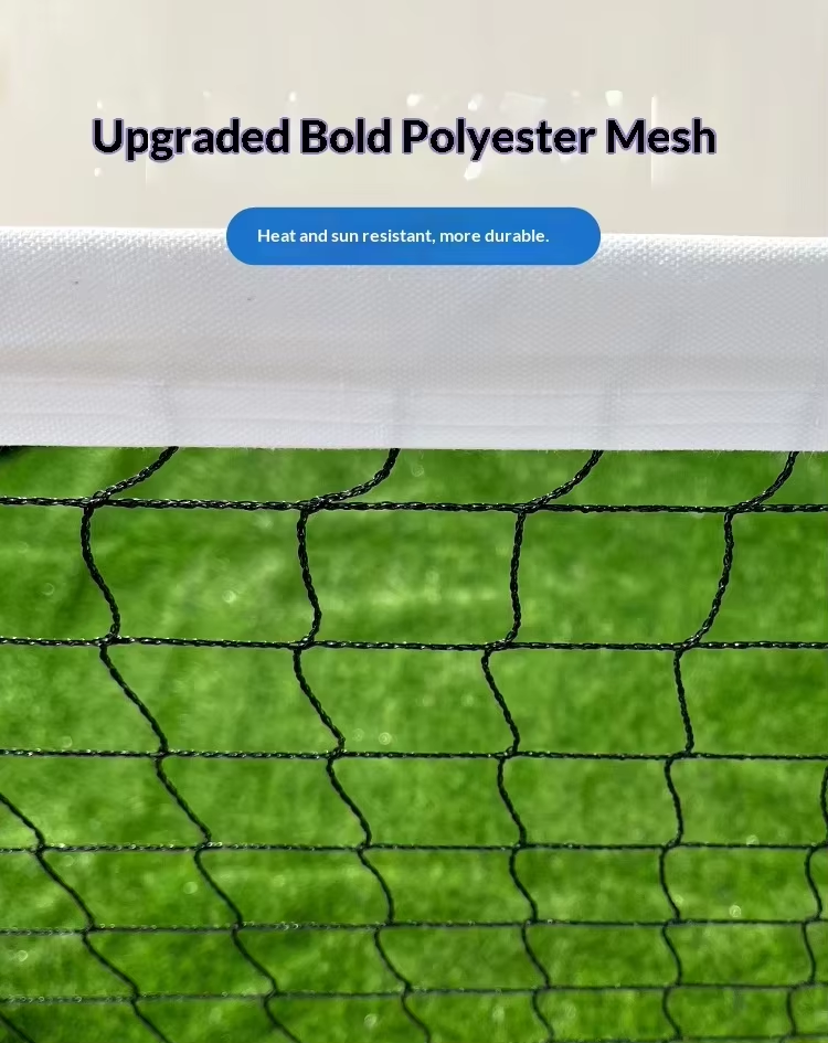 Portable Wheeled Pickleball Net System with Custom Logo Option for Outdoor, Backyard