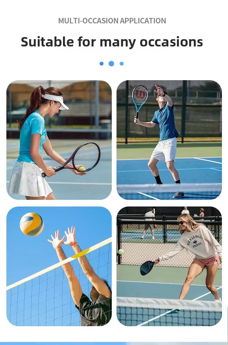 Portable Wheeled Pickleball Net System with Custom Logo Option for Outdoor, Backyard
