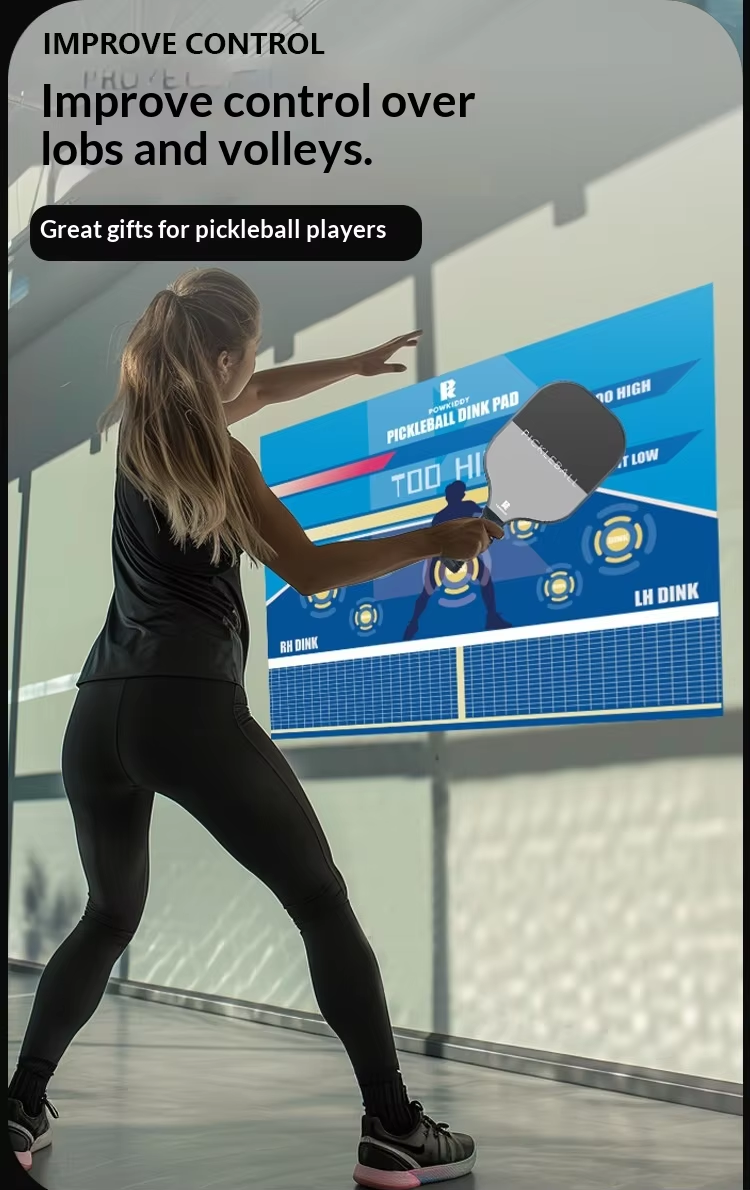 Pickleball Training Wall Pad 90x120cm – Portable Dink Practice Rebound Board for Indoor and Outdoor Use
