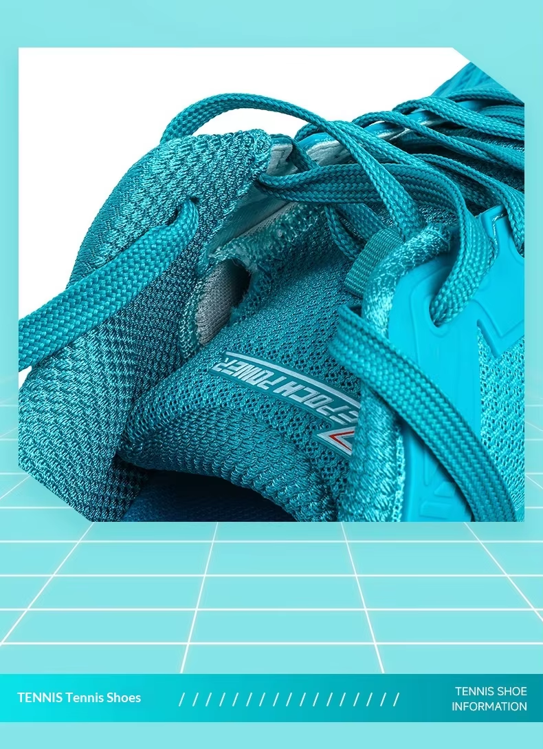 Unisex Pickleball Tennis Court Shoes - Breathable Non-Slip TPU Mesh with EVA Shock Absorbing Midsole