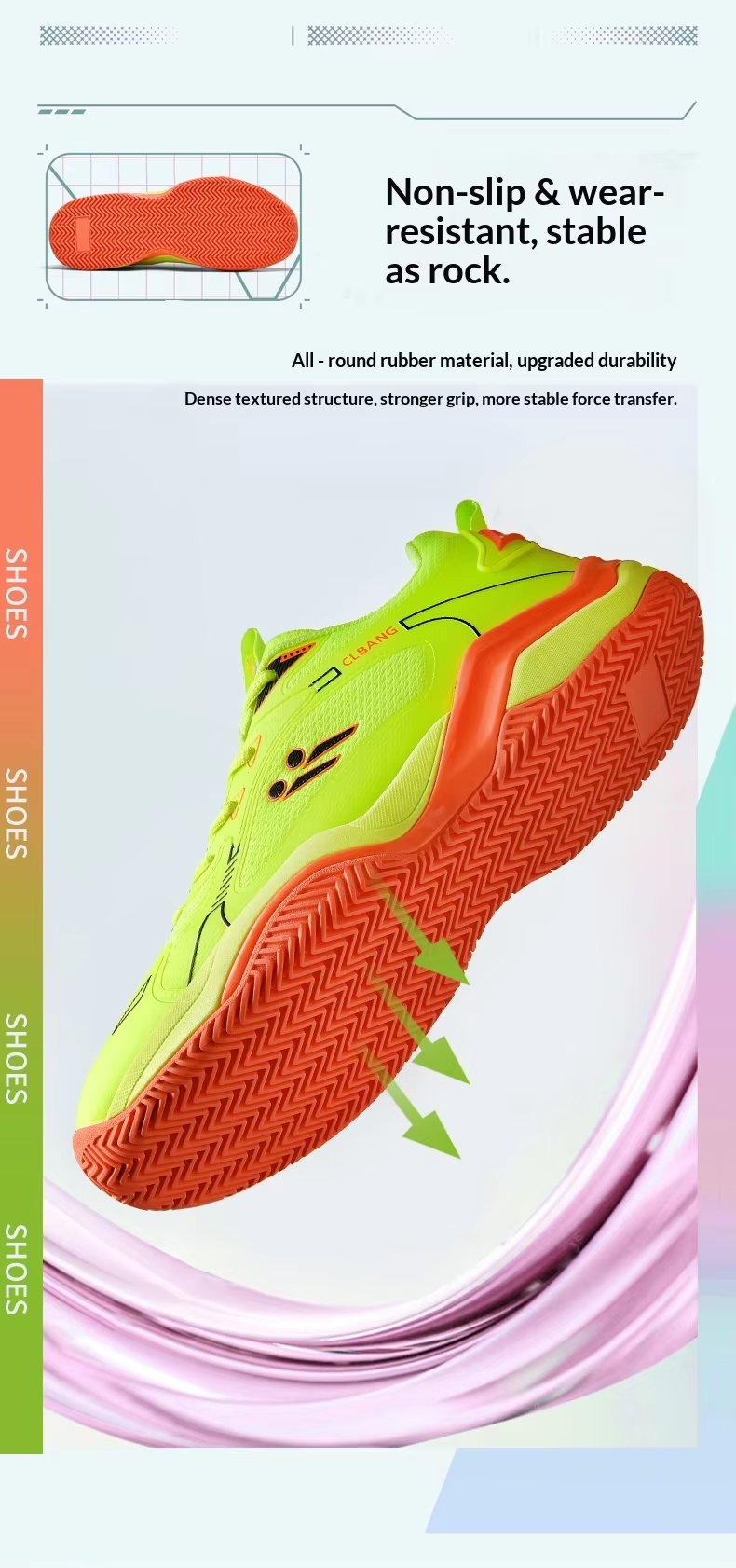 Unisex Pickleball Tennis Training Shoes - Lightweight Breathable Mesh with Non-Slip Rubber MD Sole