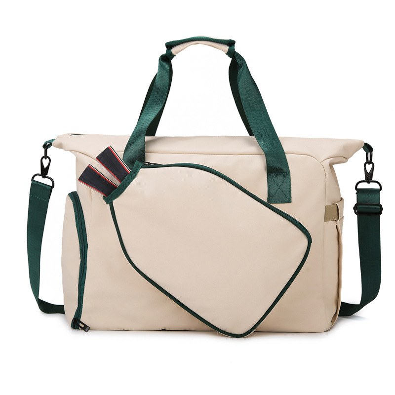 HZ Pickleball Duffel Bag 30-40L - Oxford Sports Gym Bag with Paddle Pocket and Luggage Sleeve