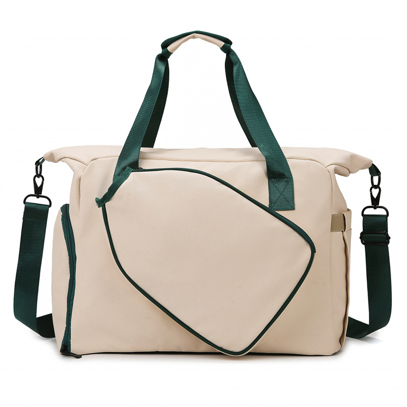 HZ Pickleball Duffel Bag 30-40L - Oxford Sports Gym Bag with Paddle Pocket and Luggage Sleeve
