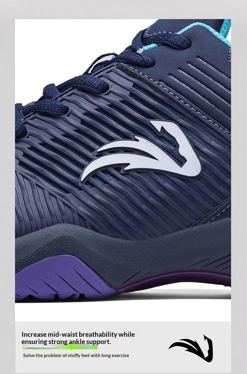 Unisex Pickleball Tennis Court Shoes with Carbon Plate - Non-Marking Rubber Sole Shock-Absorbing Midsole