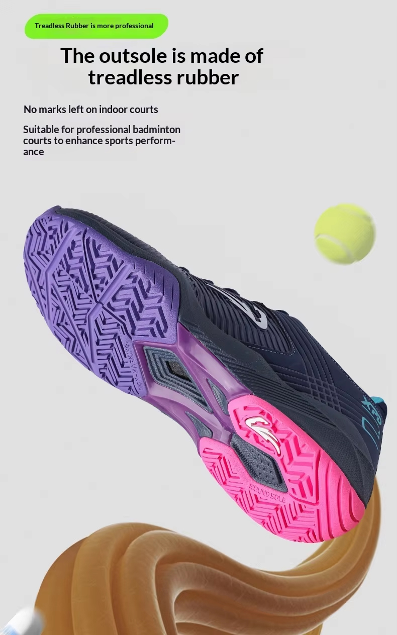 Unisex Pickleball Tennis Court Shoes with Carbon Plate - Non-Marking Rubber Sole Shock-Absorbing Midsole