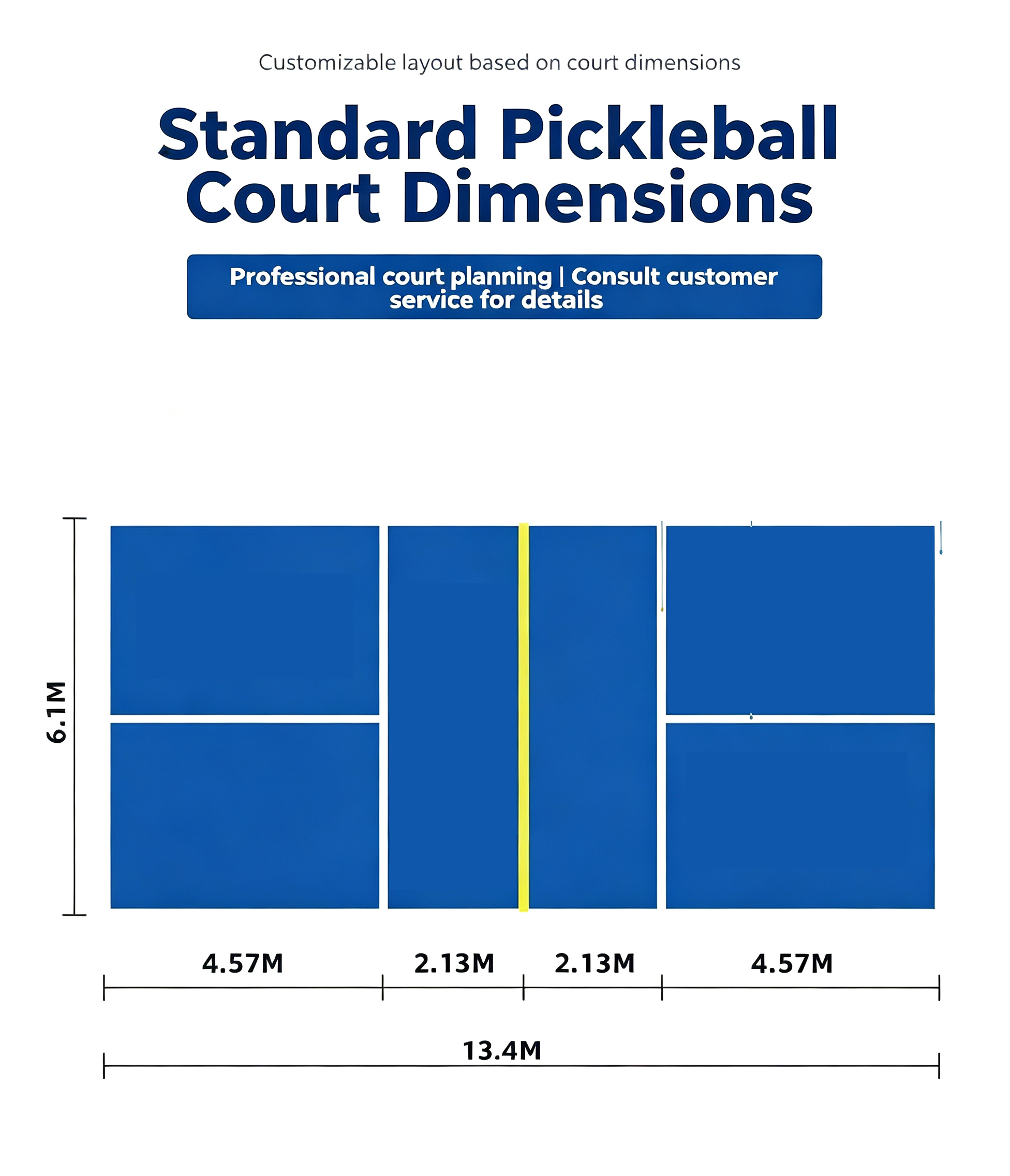 Pickleball Court Flooring - PVC Sports Floor Rolls and Interlocking Tiles for Indoor Outdoor Courts